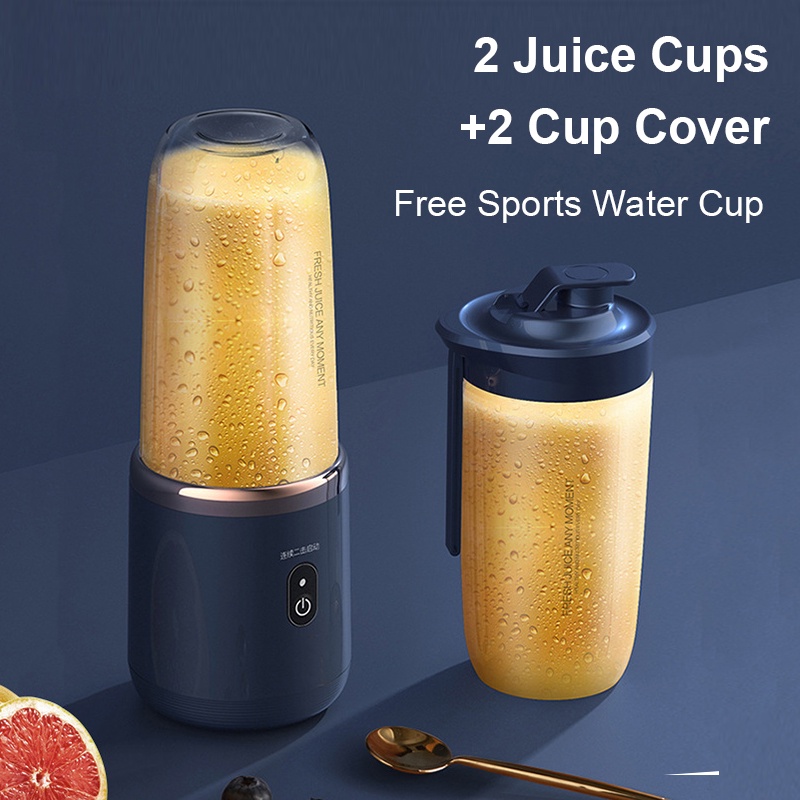 AmazeFan Fruit Juicer Blender Mini Electric Wireless Portable Fruit