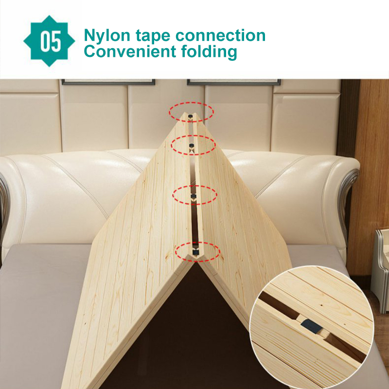 YJ Solid Wood Bed Foldable Board Spacer Skeleton Arrangement Hardboard