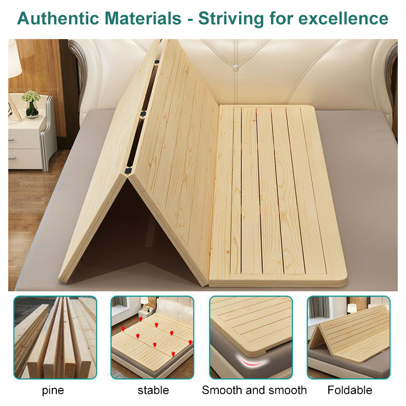 YJ Solid Wood Bed Foldable Board Spacer Skeleton Arrangement Hardboard