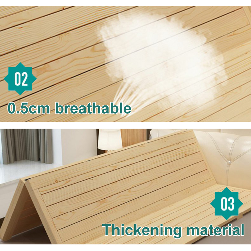 YJ Solid Wood Bed Foldable Board Spacer Skeleton Arrangement Hardboard