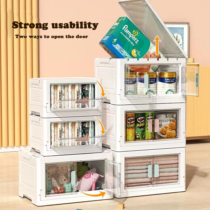 Ready Stock Transparent Storage Box Large Capacity Portable Foldable ...
