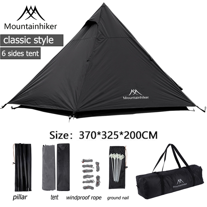 Tente De Camping Pop-Up 4 Places - Dôme - Imperméable Et Légère - Installation One-Touch - 5 Fenêtres