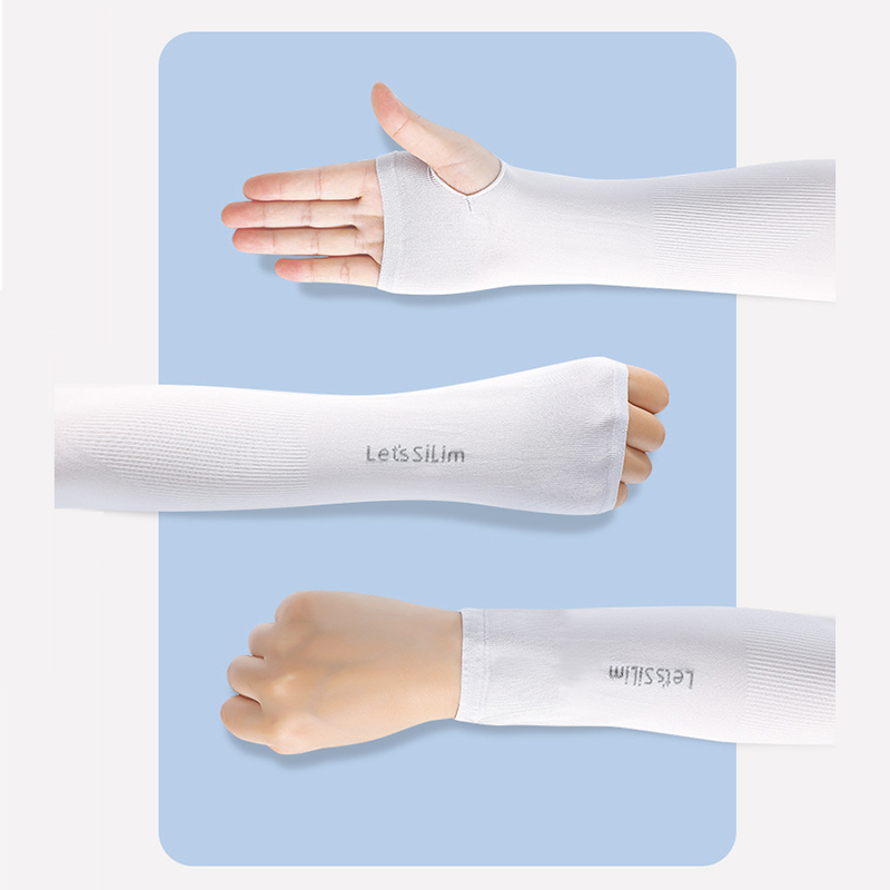 SURF READY STOCK UV protection sleeves cycling arm sleeve ice silk hand ...