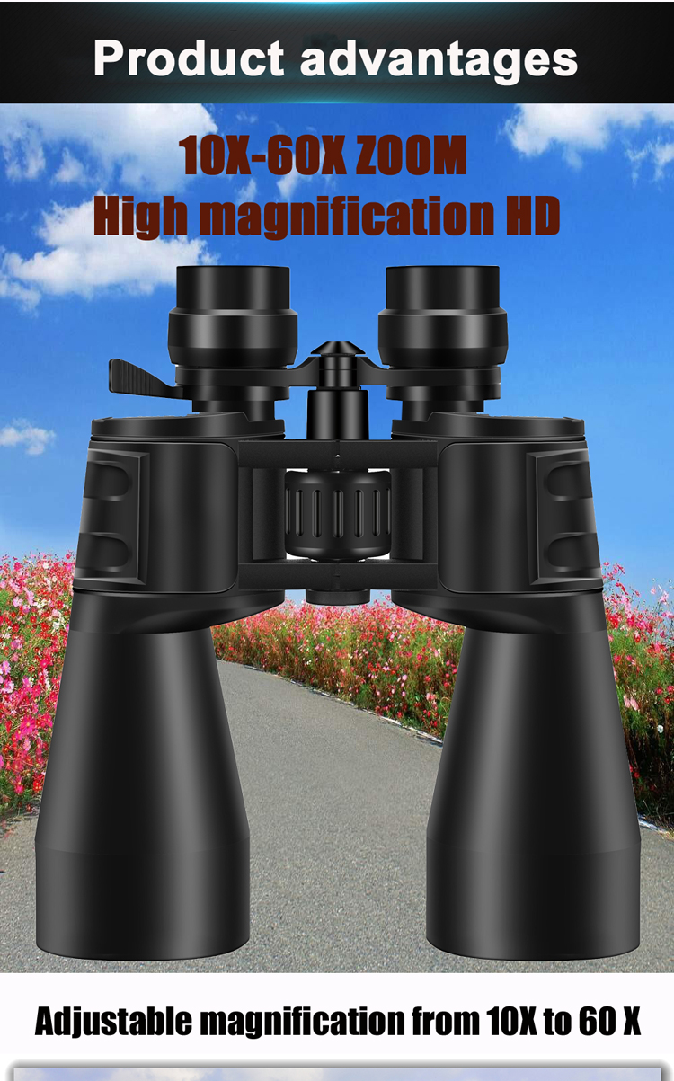10-380x100) Telescopio professionale con zoom HD 10-380x, binocolo