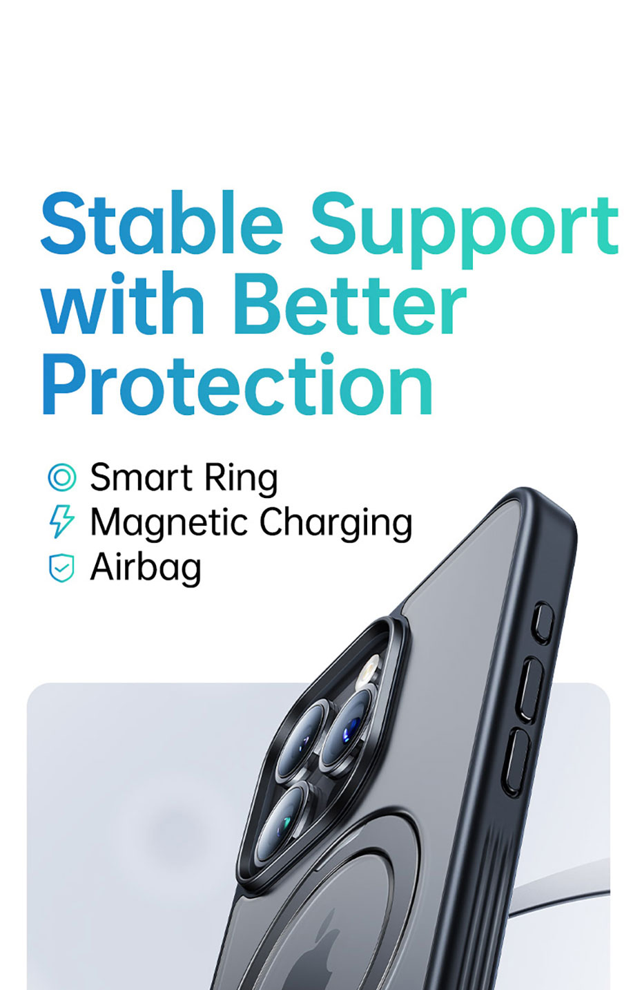 Baseus Stand Case for iPhone 15 14 13 Pro Max Plus 180