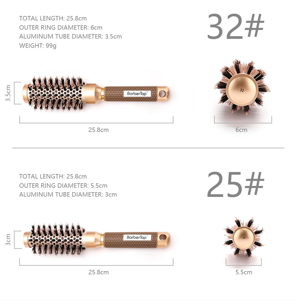 Hairdressing comb salon barber curling comb high temperature ceramic ...