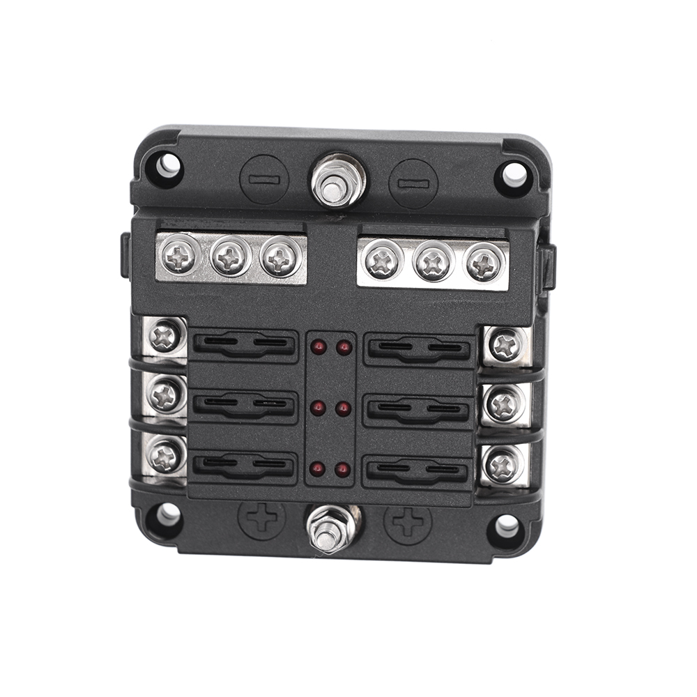 Auto 6 Way 12 Way Fuse Box Plastic Cover Blade 12V 32V Fuse Holder RV ...
