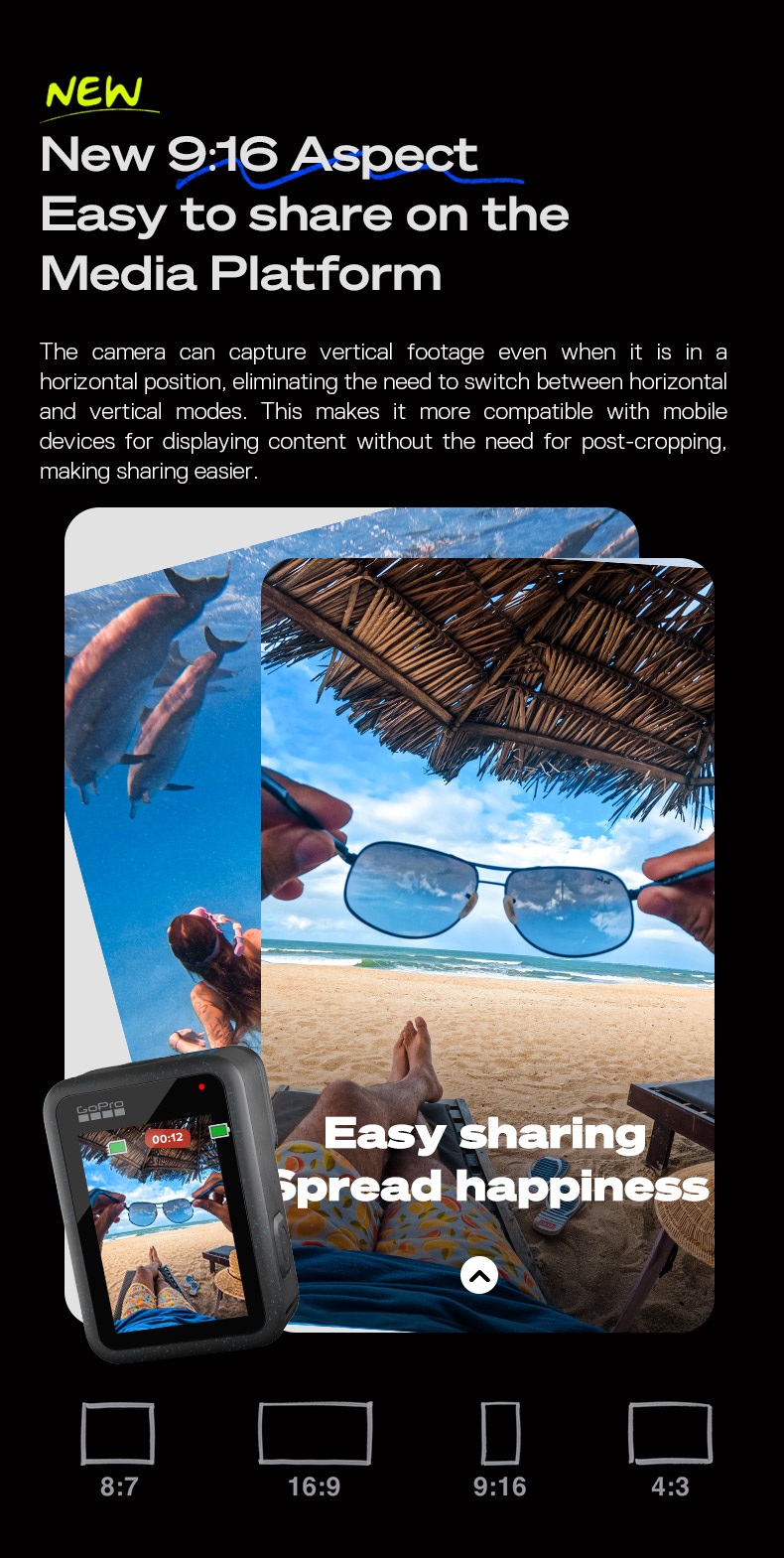 [1 Year Warranty] GoPro Hero12 Black WaterproofActionCam 5.3K60/4K120 ...