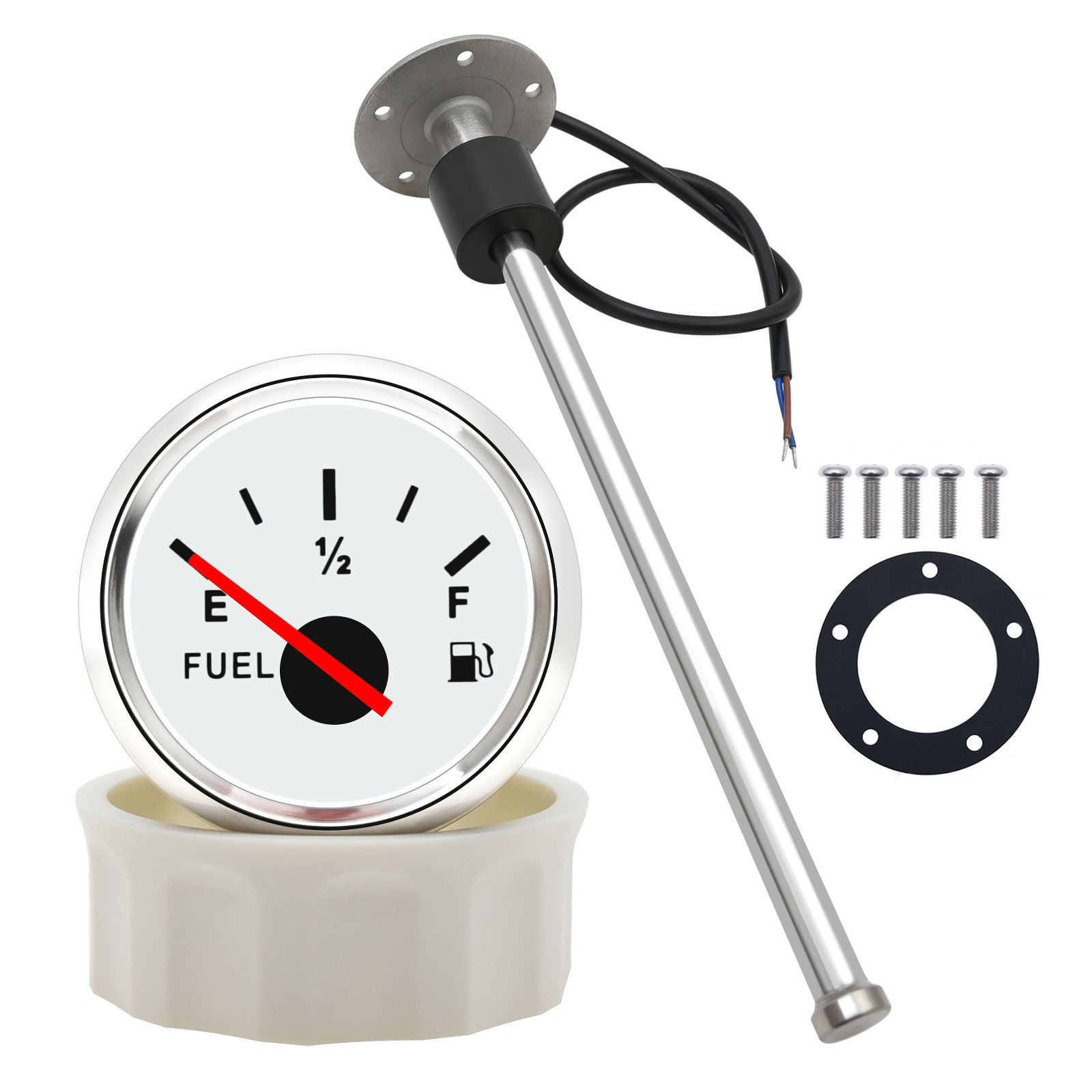 100-500mm Stainless Steel Marine Fuel Level Gauge Sensor Fit Boat Car ...