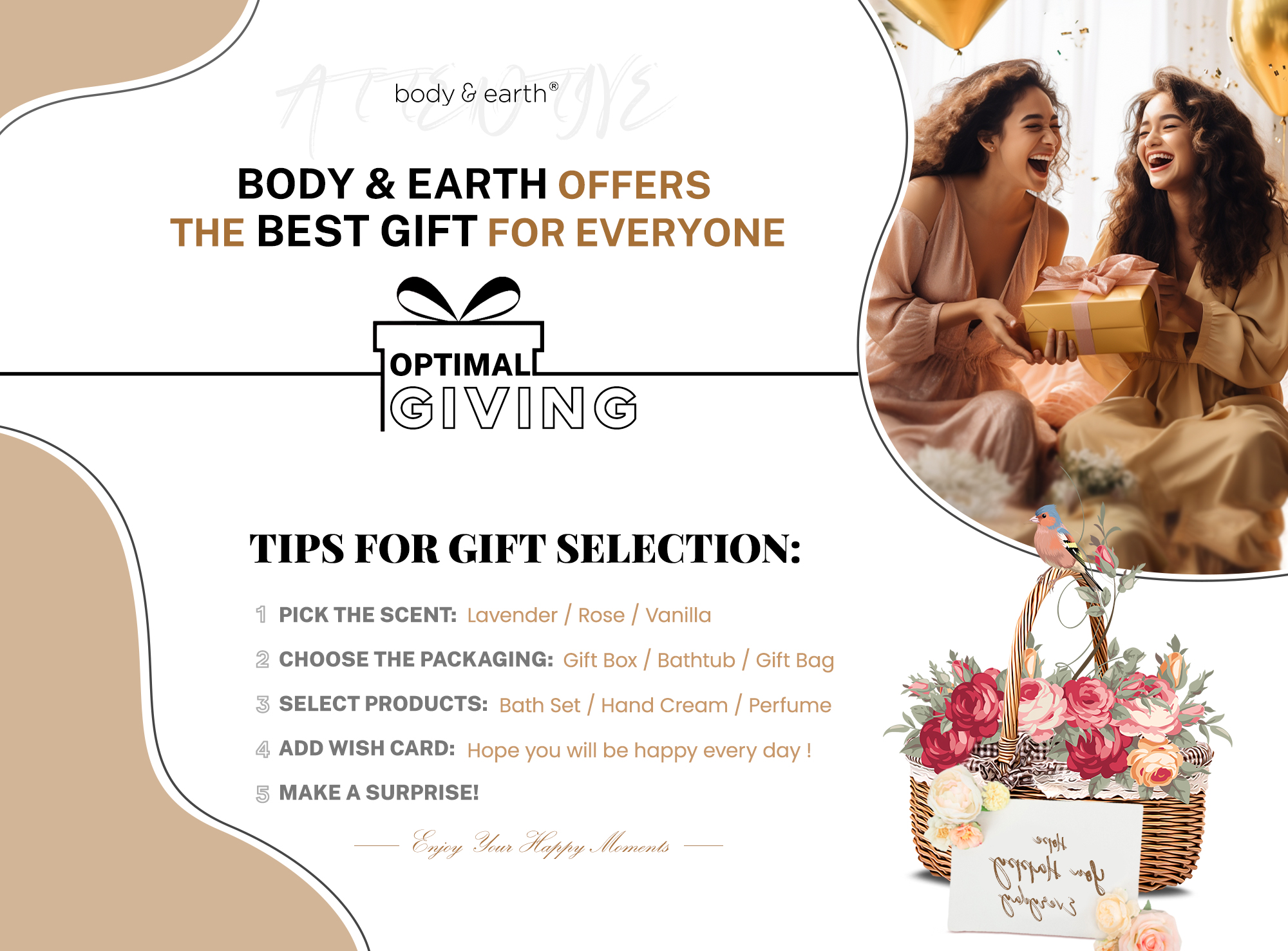 Body & Earth Christmas Gift Set Bath and Body Gift Set Wedding Gift ...