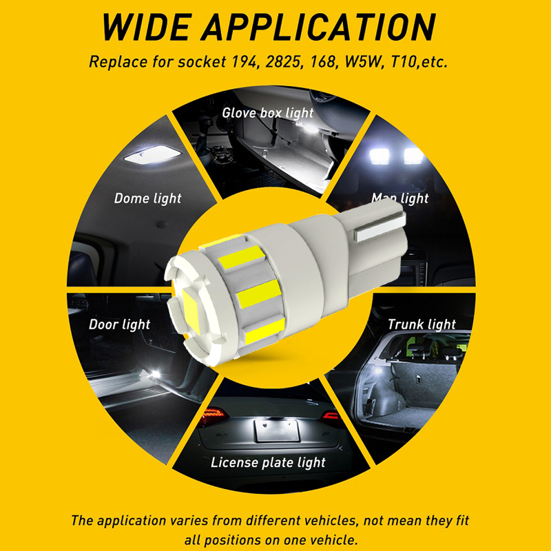 TUFFOO T10 LED Light Bulb For Car Position Parking Light & Dome