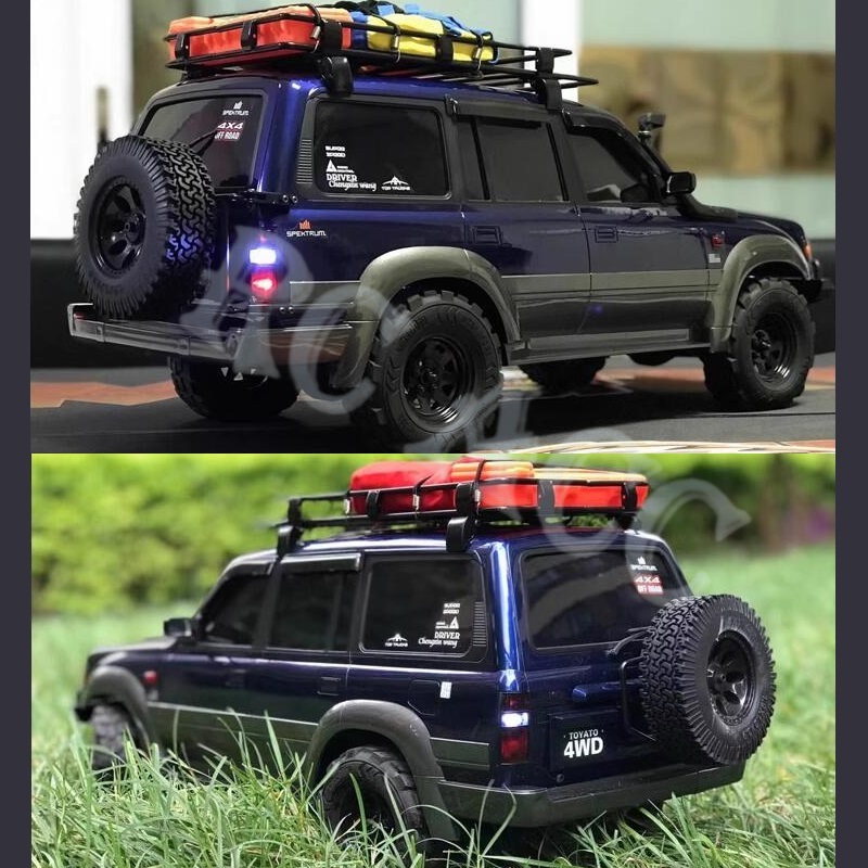 RC Land Cruiser LC80 313Mm Wheelbase Hard Body Shell /Roof Rack For 1/ ...