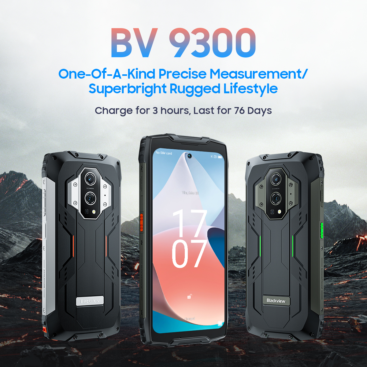 Comprar Blackview BV9300 G99 Teléfono resistente 21GB 256GB 6.7 120Hz