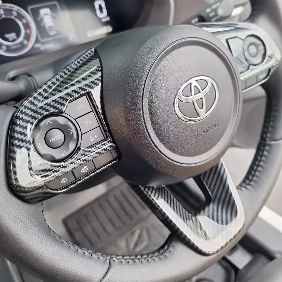 Toyota Vios NGC102 (2023-Present)Carbon Fiber steering wheel window ...