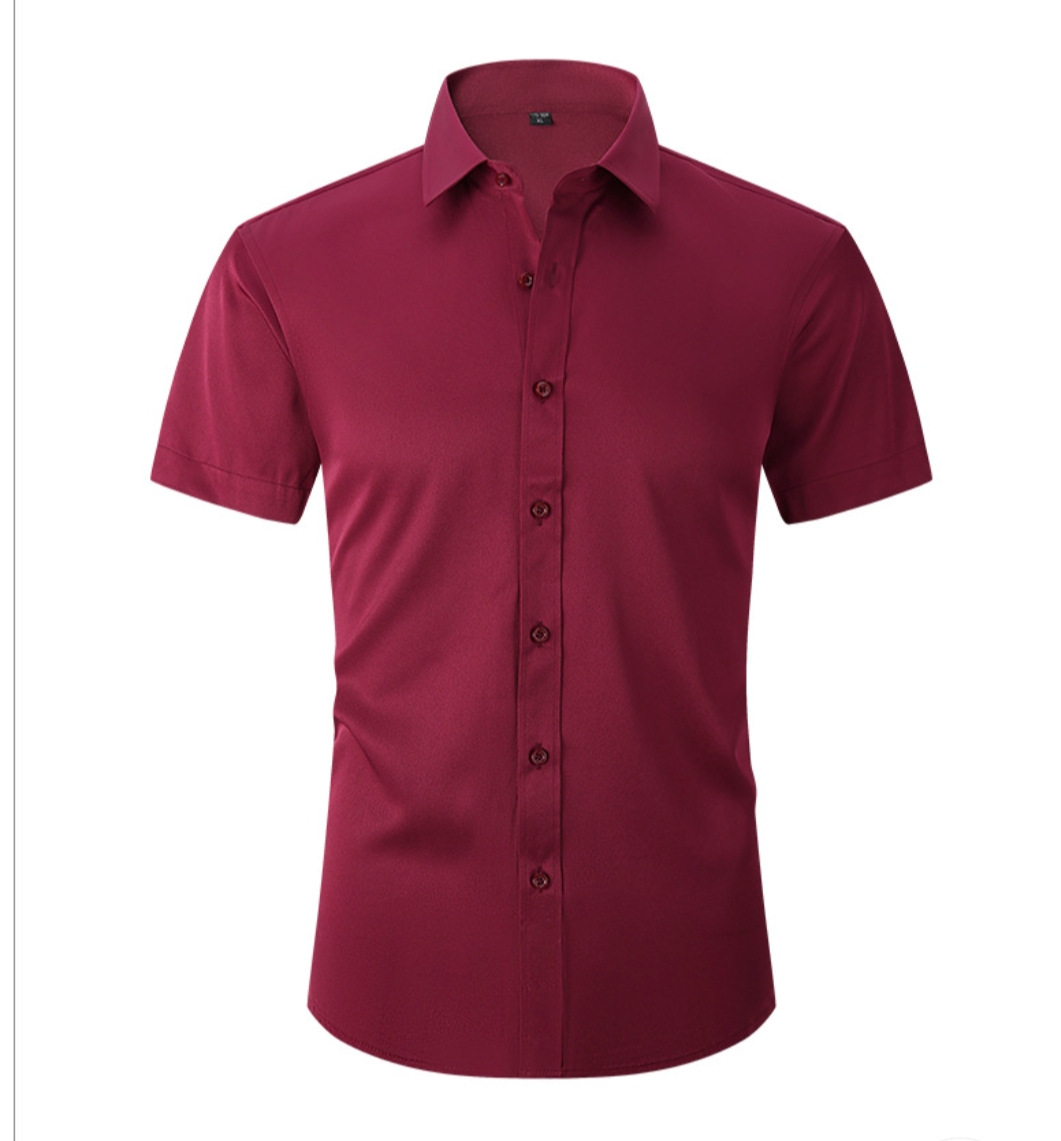 Unisex Slim-Fit Long-Sleeve Business Shirt – Matching Men's & Women's Style