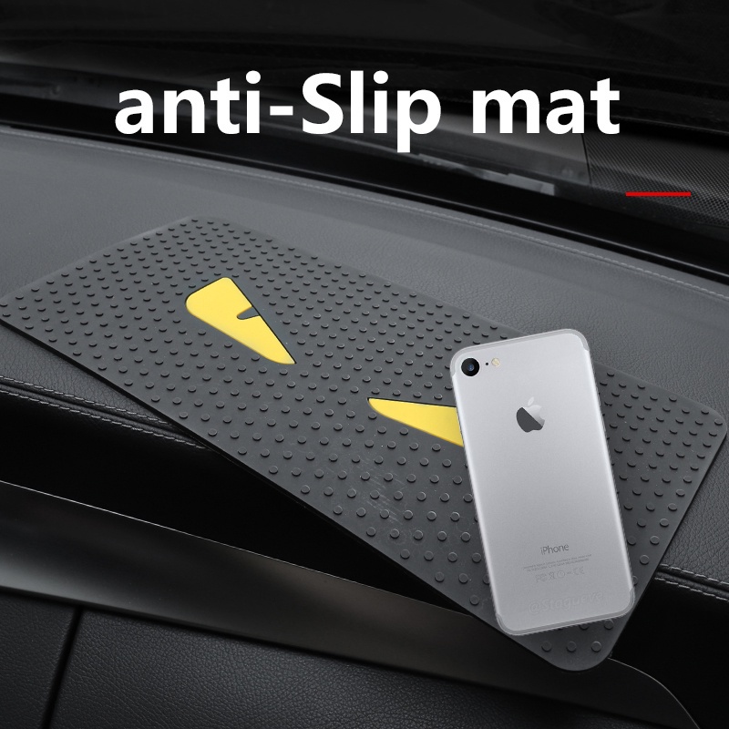 Car Anti Slip Mat Dashboard Non Slip Pad Universal Magic Silica Gel Sticky  Pad for Cell Phones and More Mobile Phone Dashboard Holder Heat Resistant car  Automotive Ornaments