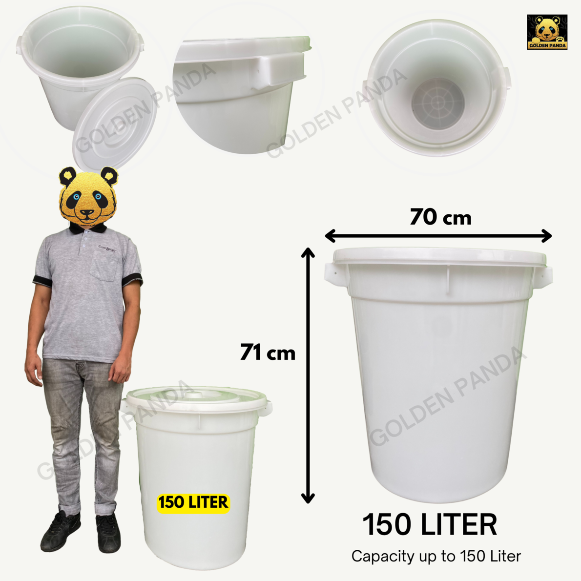 new-90l-100l-150l-160l-200l-hdpe-drum-with-cover-top-white-grey