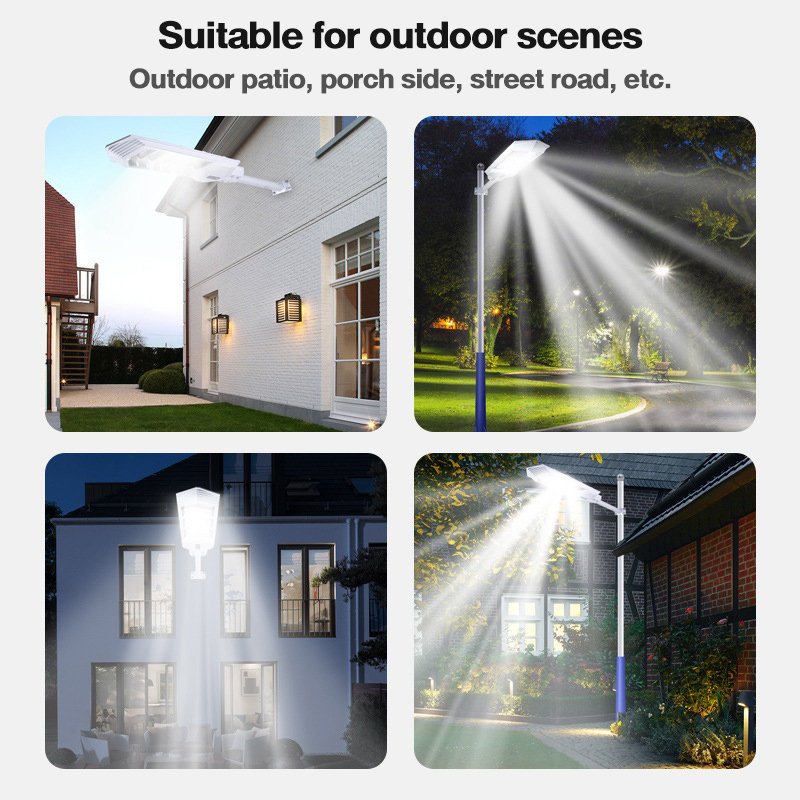 Solar Light Outdoor Lighting Auto On/Off Street Light Solar Upgrade Cob ...