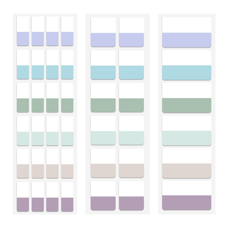 New Morandi Color Index Tabs – Writable Sticky Notes for Students ...