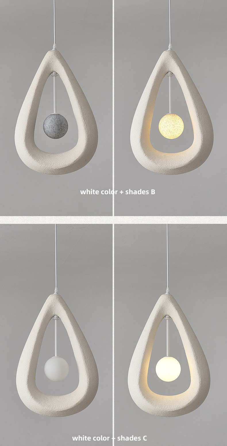 Nordic Pendant Light Minimalism Wabi Sabi LED Pendant Chandeliers ...