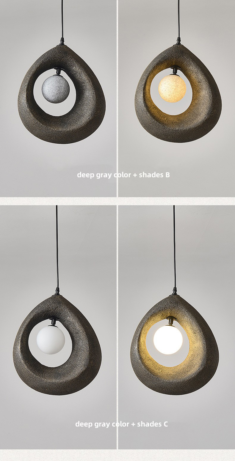 Nordic Pendant Light Minimalism Wabi Sabi LED Pendant Chandeliers ... - Hanging Lights In A Minimalist Nordic Setting