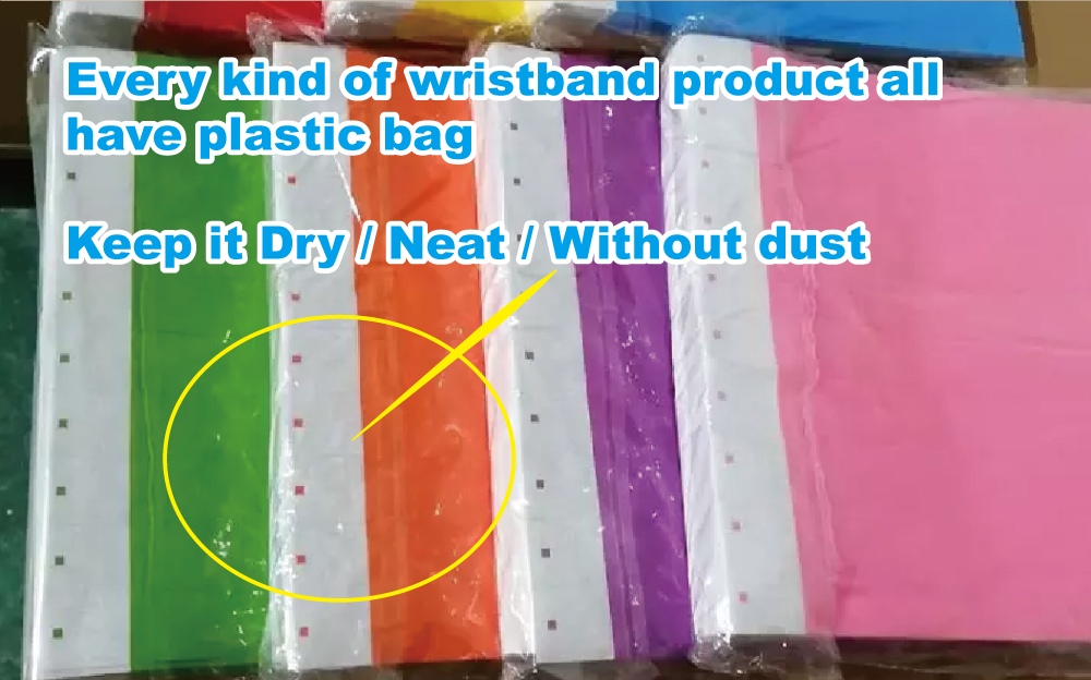 customized wristband paper disposable tyvek sticker print swimming ...