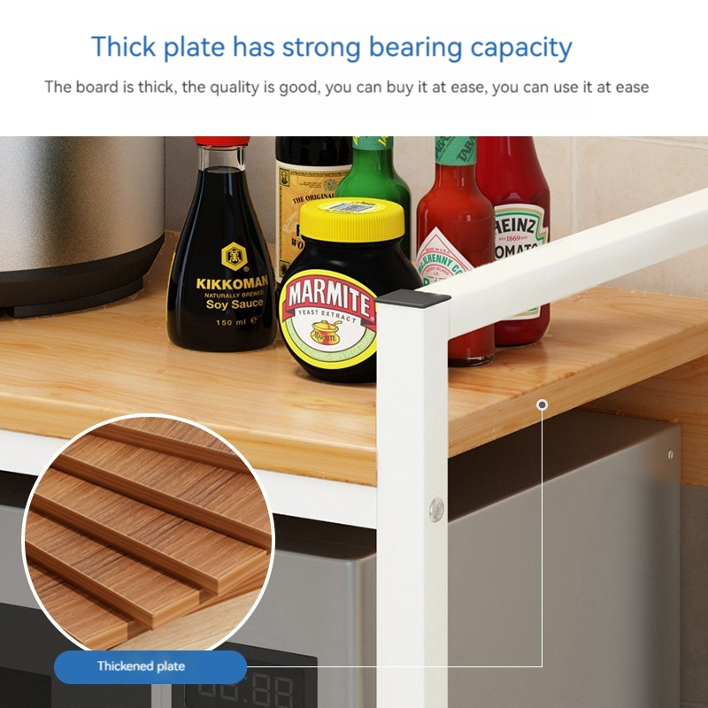 Rice Cooker Oven Microwave Bracket Kitchen Shelf Seasoning Storage ...