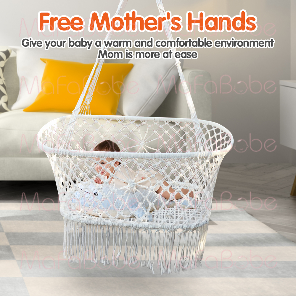 Baby Cradle Hammock Newborn Cot Cotton Rope Crib Baby Bed Babies ...