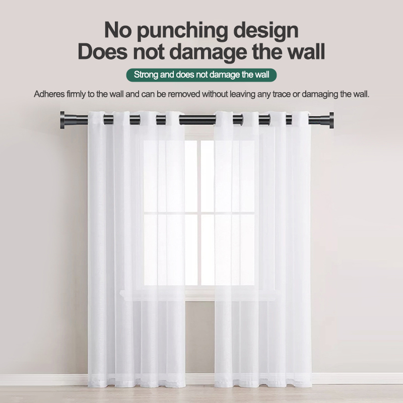 468cm Stainless steel Punch-Free Curtain/Telescopic tension Rod ...
