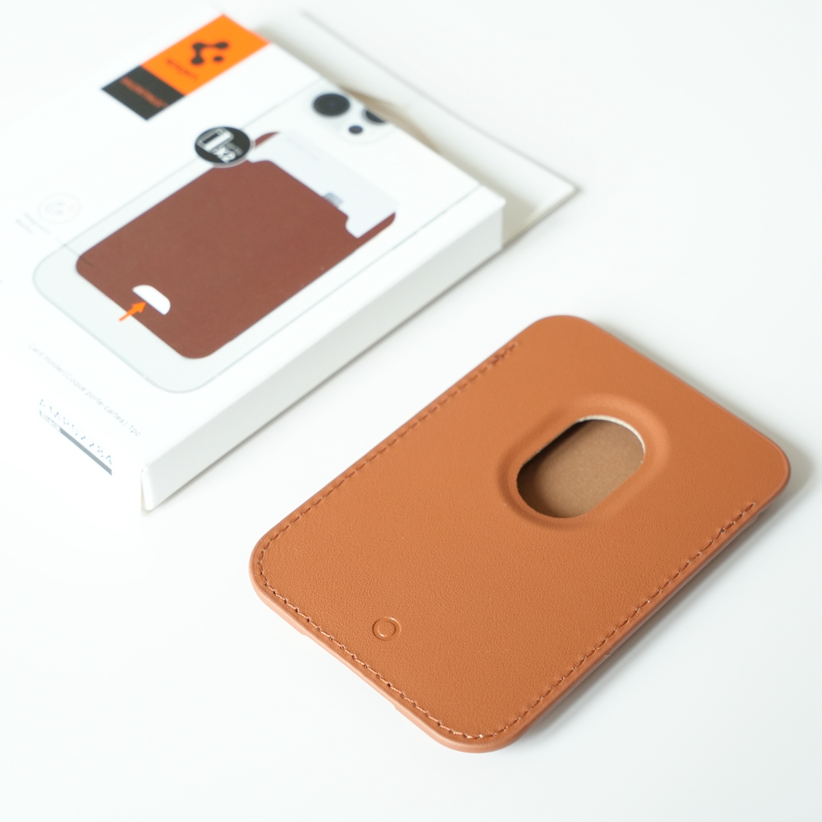 Spigen MagFit Magnetic Wallet Card Holder for MagSafe for iPhone 15 Pro Max  iPhone 14 iPhone 13 iPhone 12 Card Holder 2-Cards Accessories