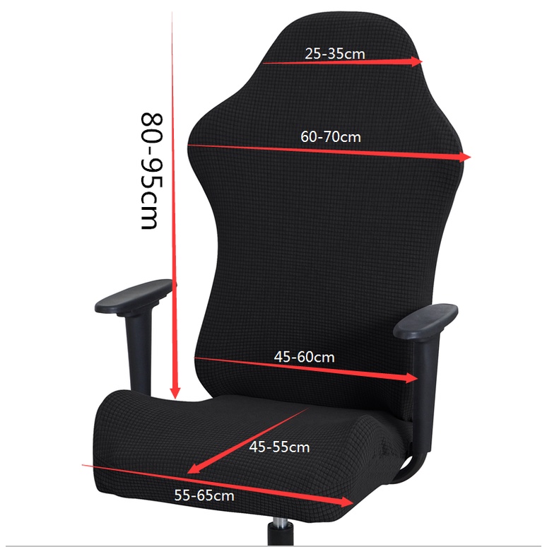 Ergonomic Gaming Chair Cover Elastic washable Chair Slipcovers for ...