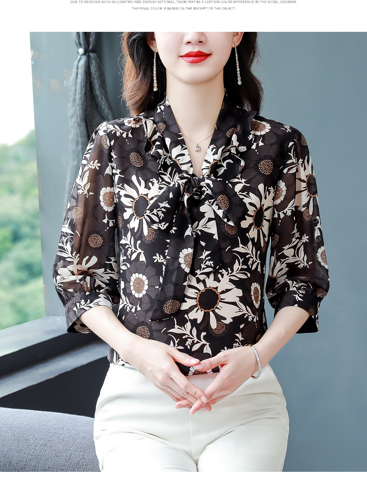 Dingaozlz collar professional female shirt autumn 2020new korean fashion chiffon  long sleeve blouse women tops
