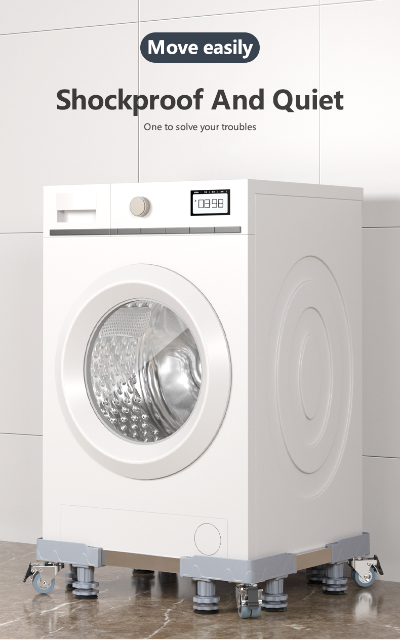 Universal Adjustable Stainless Steel Washing Machine Stand Base ...