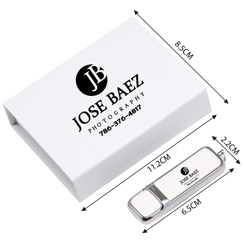 JASTER (1PCS Free Logo)Leather + Box USB Flash Drives 128GB Color ...