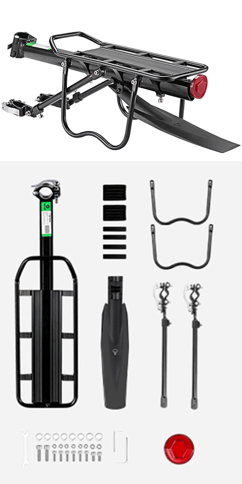 【MY Delivery】ROCKBROS Bike Rack Quick Release Bicycle Cargo Rack Rear ...