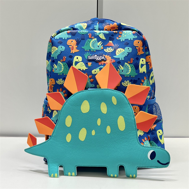 New Smiggle dinosaur children Schoolbag Movn' Junior Character Backpack Boy  bag