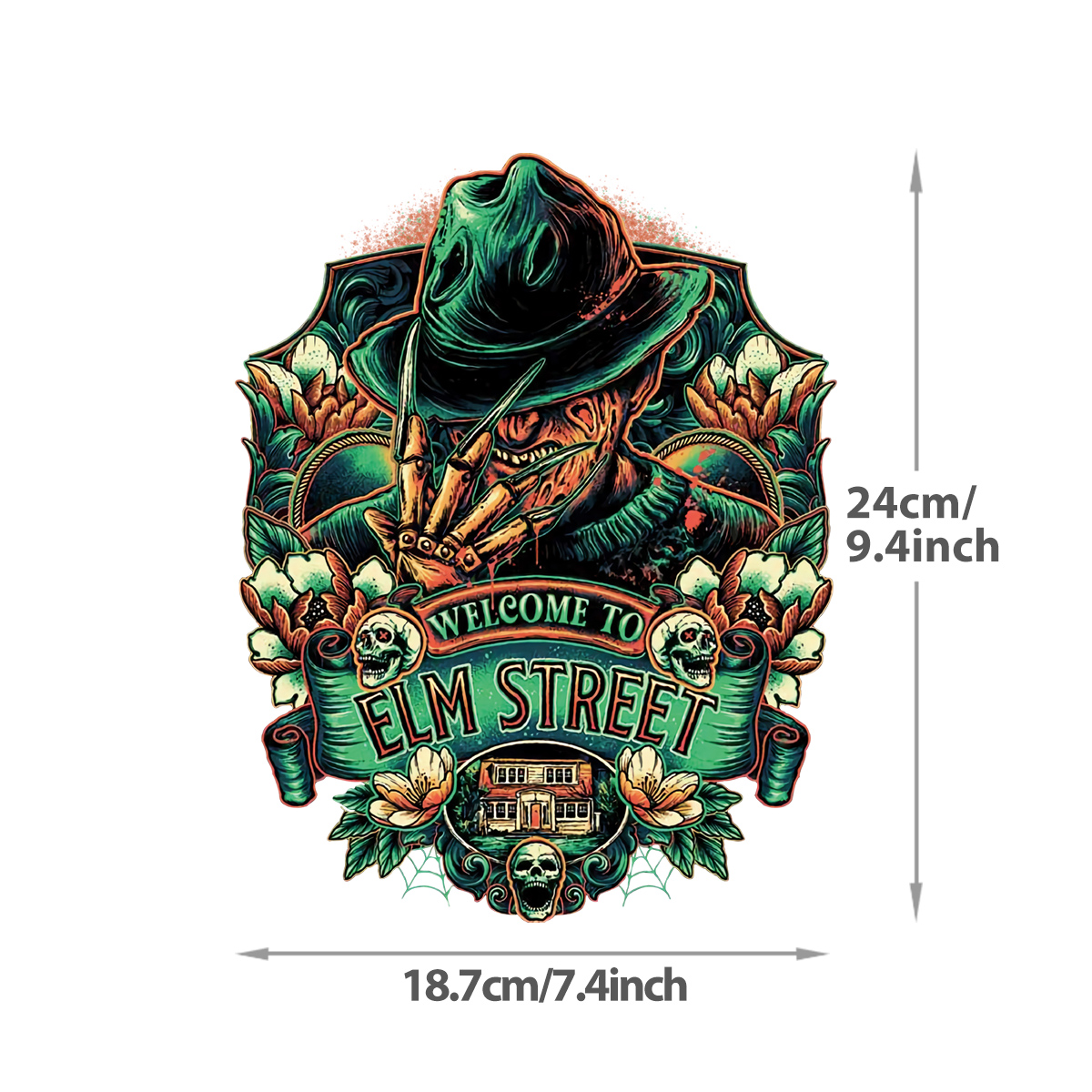 Punk Thermal Sticker On Clothes Thermal Transfer Arts Crafts Ironing ...