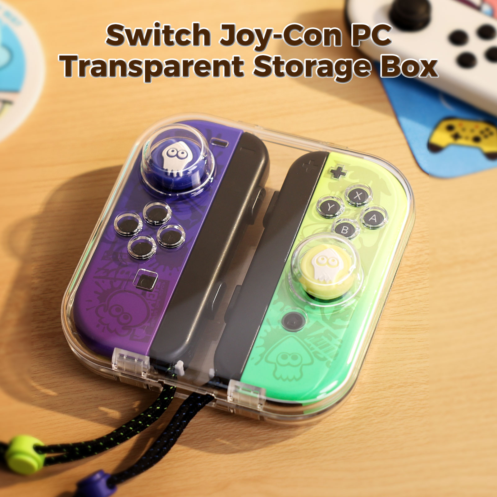 IINE Switch JoyCon PC Transparent Storage Box For Nintendo Switch Joy
