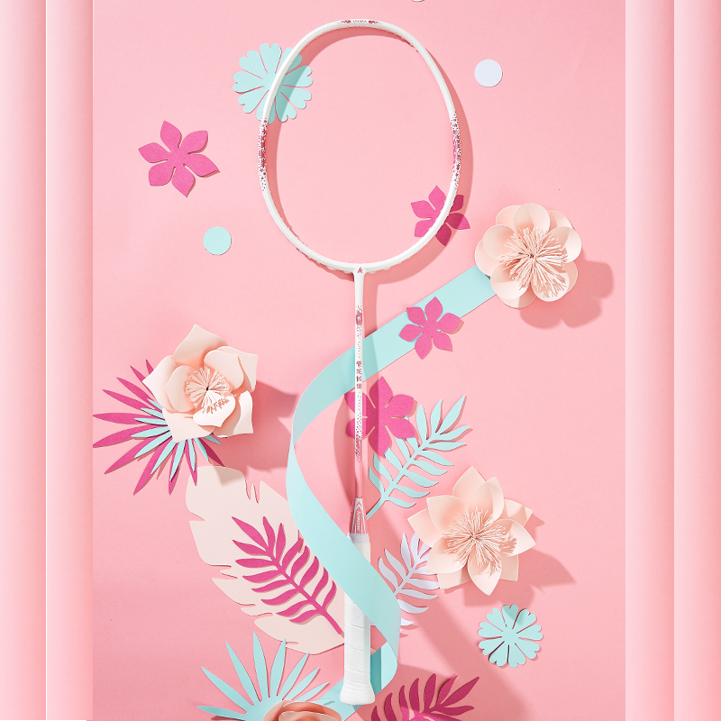 Kawasaki Women's Blossom Rackets 5U Full Carbon Suitbale For Girls And ...