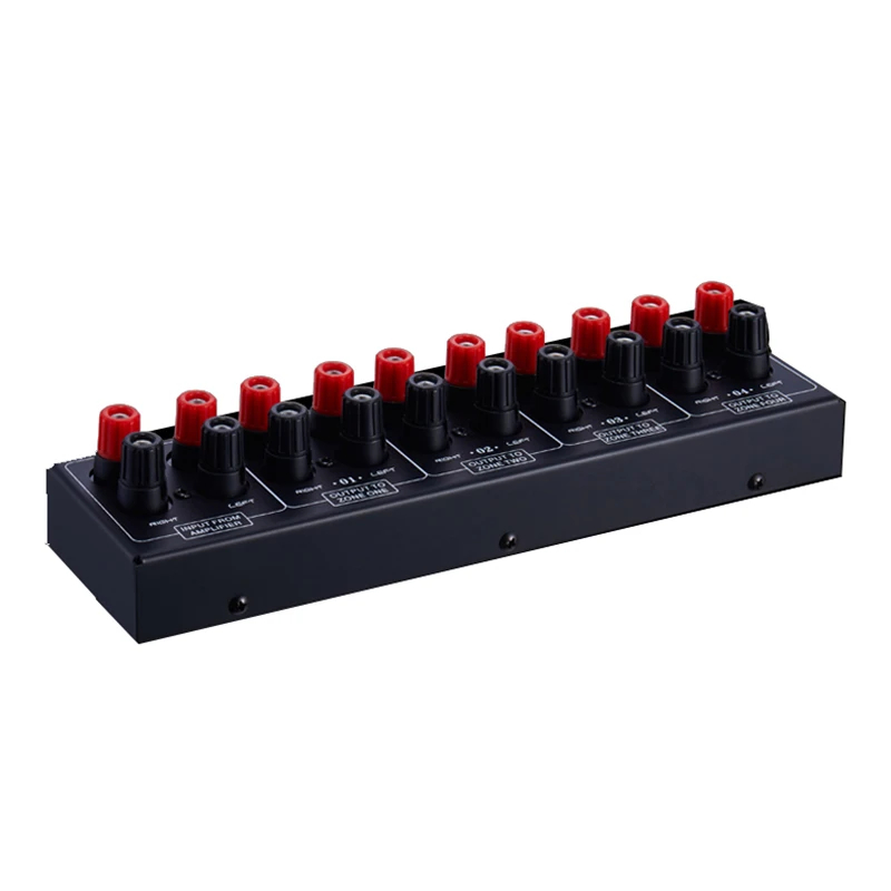 1 Input 4 Output Passive Audio Signal Switcher Selector 300W Signal ...