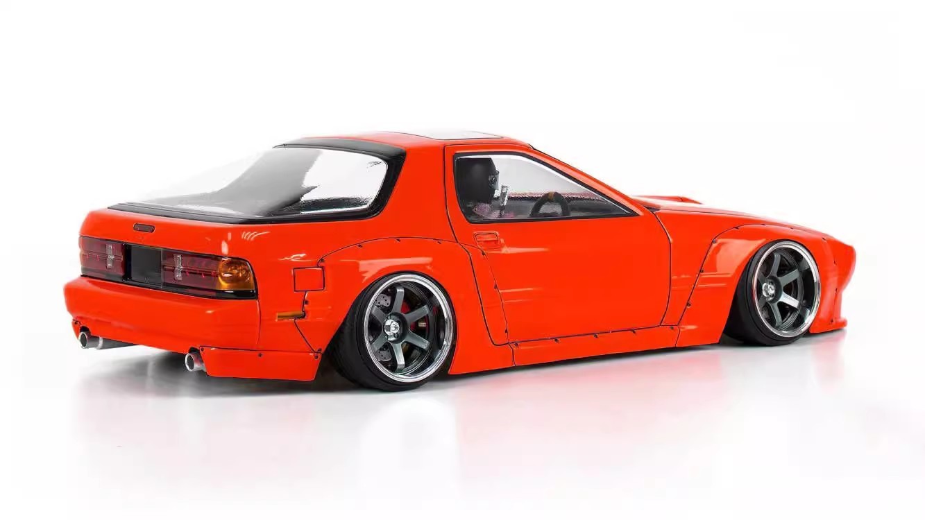 1/10 Mazda RX7 FD3S Wide body RC Drift Rally PC Shell 200mm Width 260mm ...