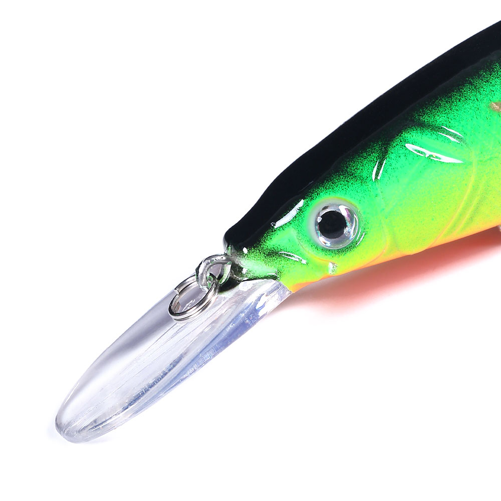 HENGJIA 1pcs Laser Minnow Fishing Lure 13.5CM 15.9G Artificial Hard ...