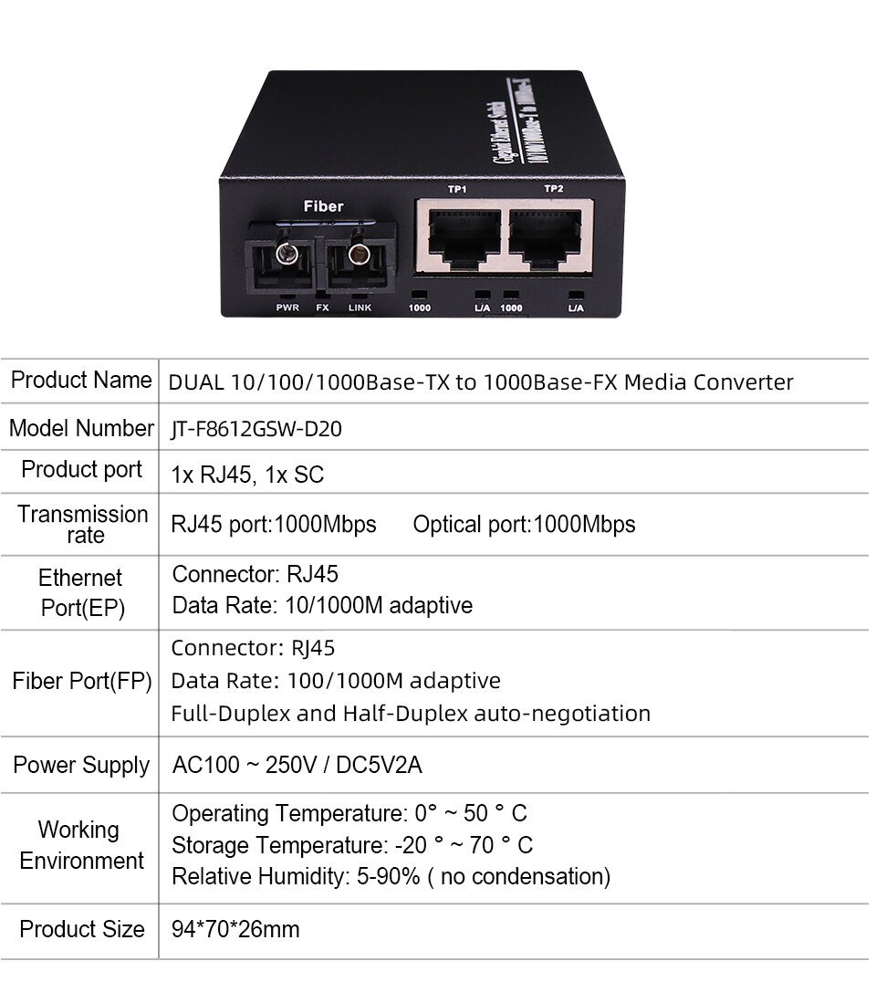 Videos about What is 10/100/1000m Gigabit Ethernet Fiber Optic Multimode CATV Media Converter