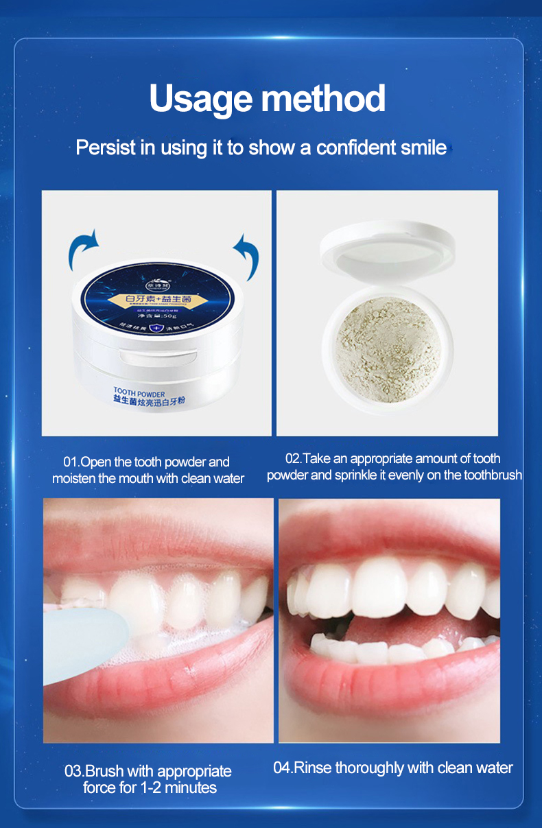 Tooth Whitening Powder Natural Pearl Whitening Tooth Powder ...