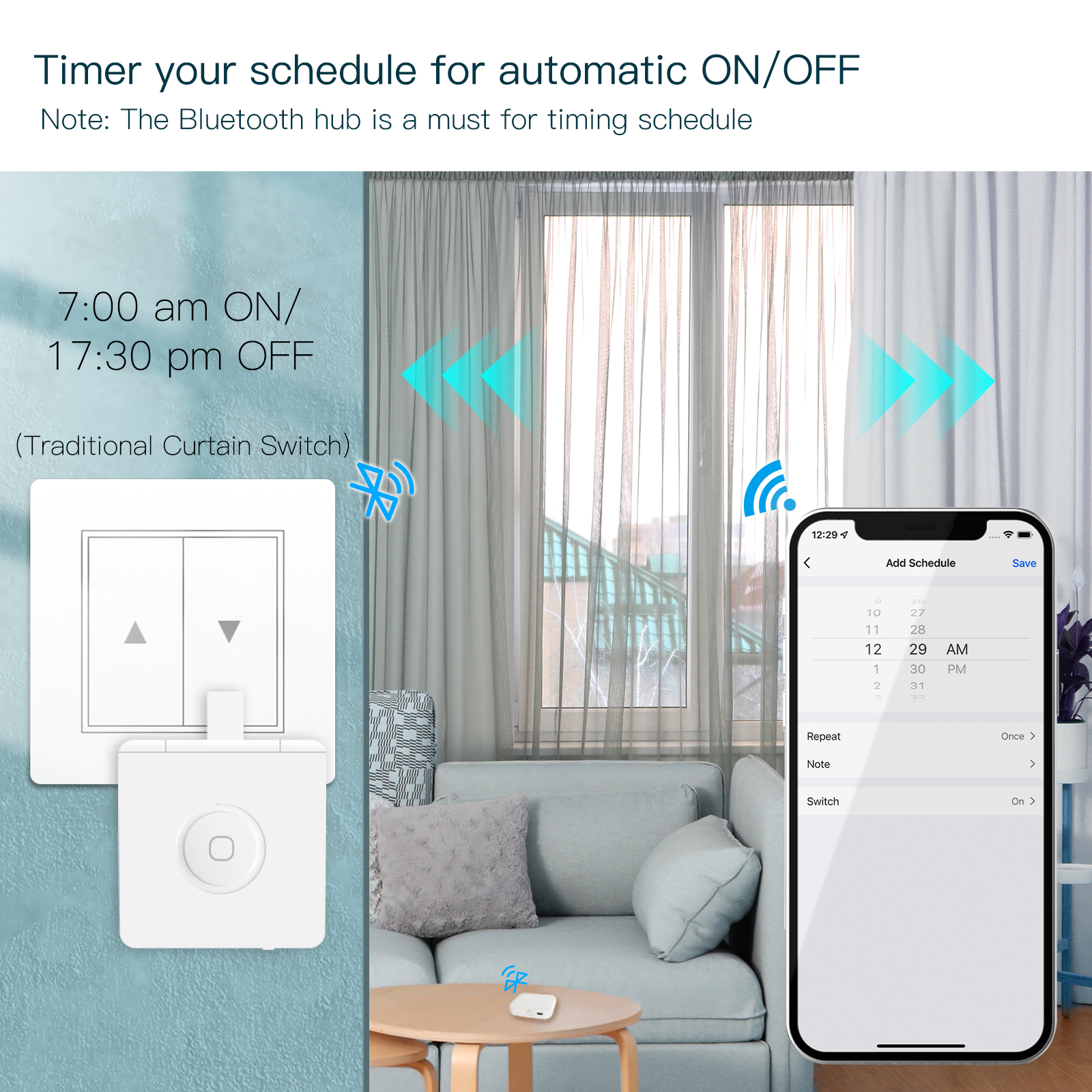 Pulsante intelligente Fingerbot senza cablaggio compatibile con Alexa Google Home Tuya BT Hub Telecomando Wireless Smart Light Switch Bot Timer Controllo vocale Controller automatico con gateway
