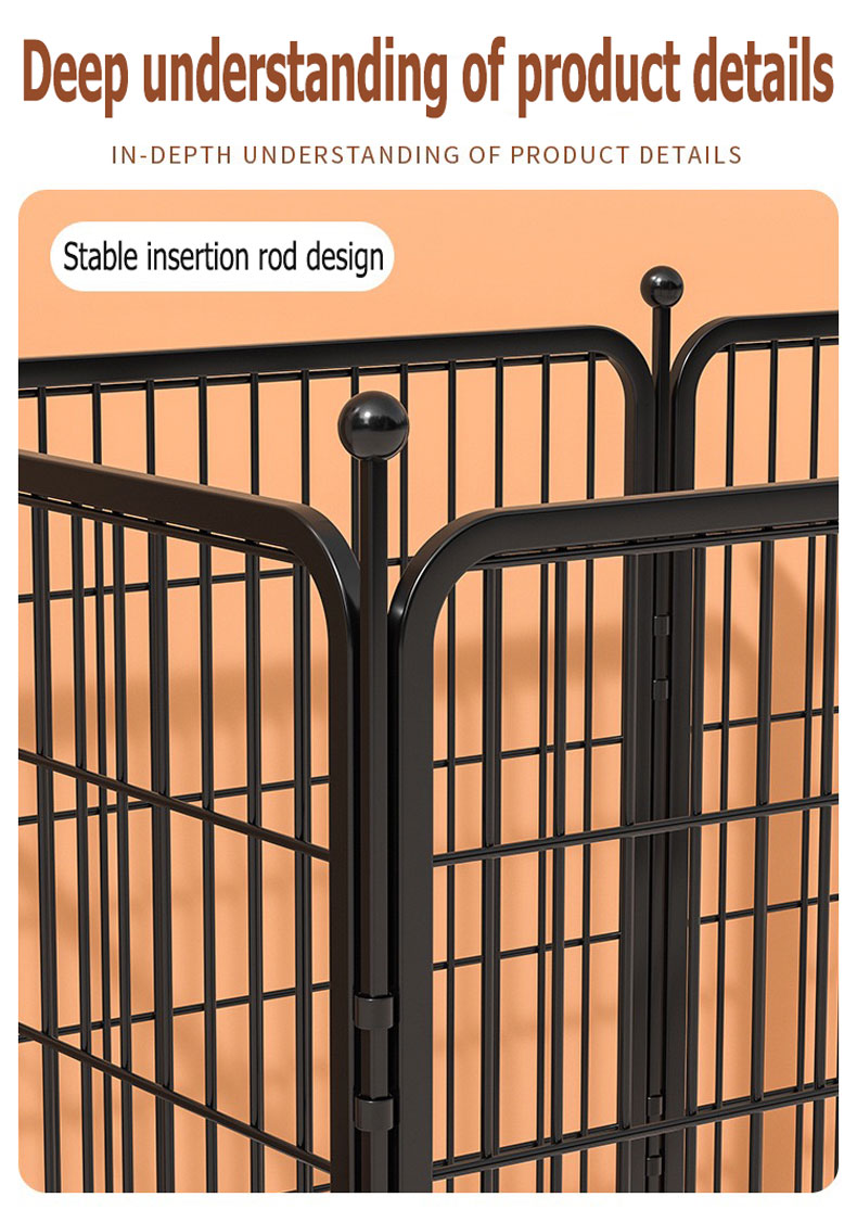 Dog Fence Panel Large Pet Playpen Indoor DIy Portable Dog Kennel