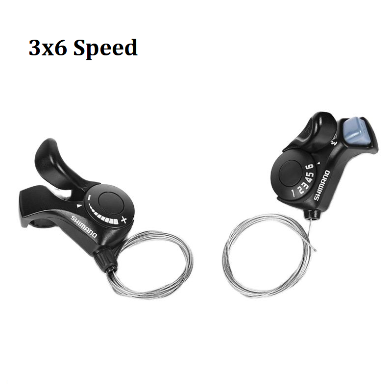 Shimano SL-TX30 Thumb Gear Shifter Set - 3/6/7/18/21 Speed MTB, Trigger Style