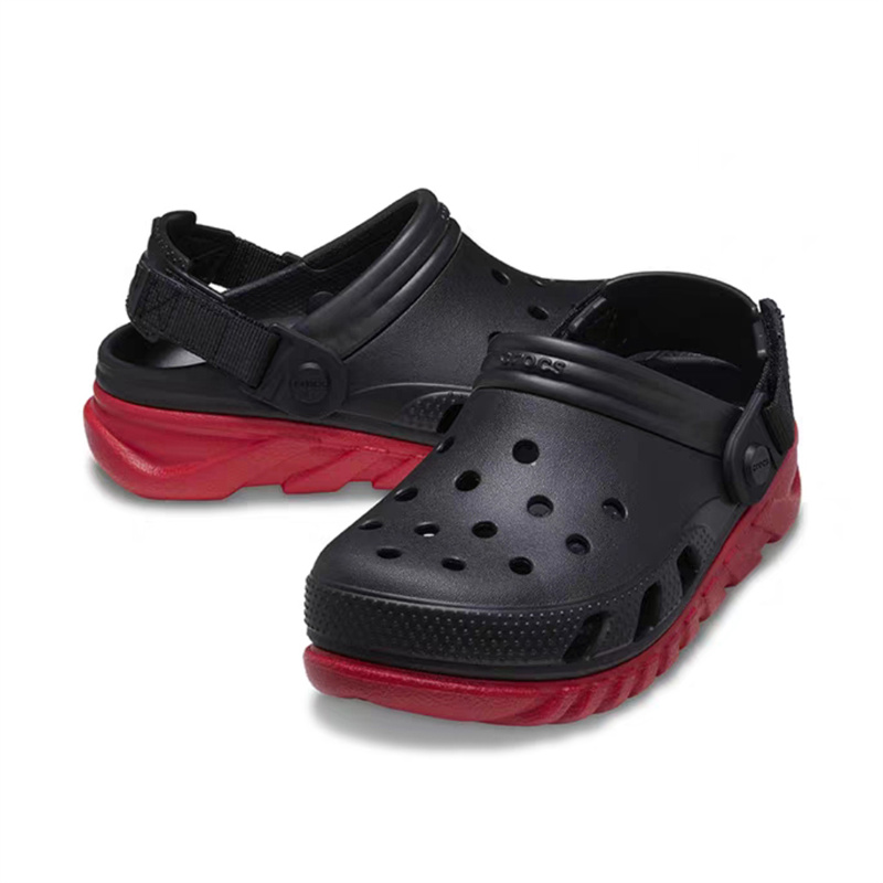 Crocs Men's Shoes Snail Hole Shoes/Rainy Outdoor Sandals/Baotou Beach ...