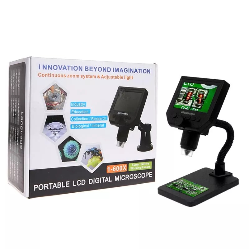 G600 600X Electronic USB Microscope Digital Soldering Video Microscope ...