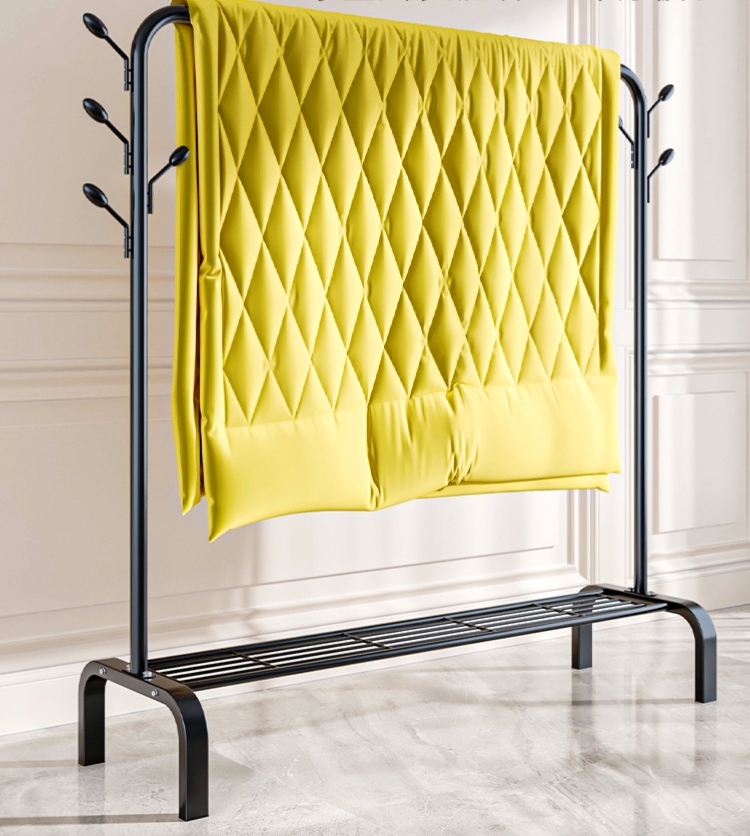 Clothes Rack Single/Double Pole Strong Steel Structure Laundry Rack ...